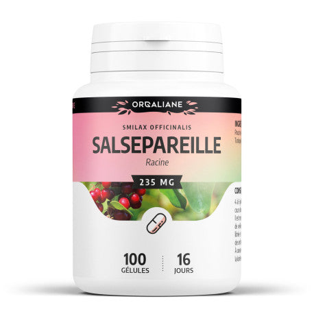 Salsepareille Racine 100 Gélules GPH Orgaliane