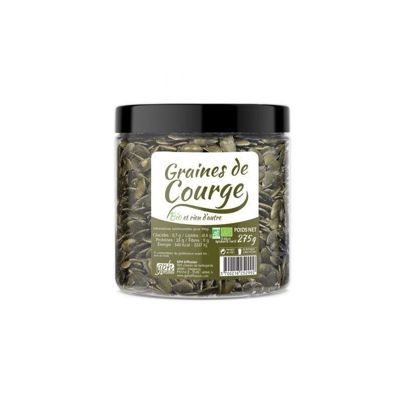 GRAINES DE COURGE BIO POT 275G GPH