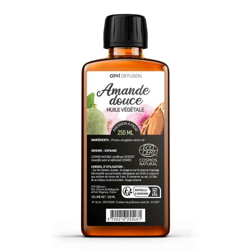 Huile d'Amande Douce 250 ml GPH