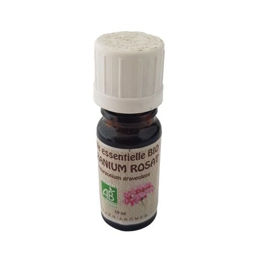 Huile Essentielle Géranium Rosat Bio 10 ml - Ceven Arômes