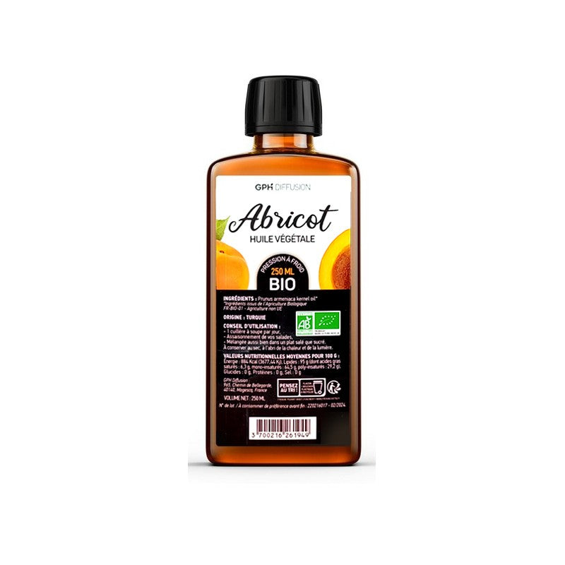 Huile d'Abricot Bio 150 ml - GPH