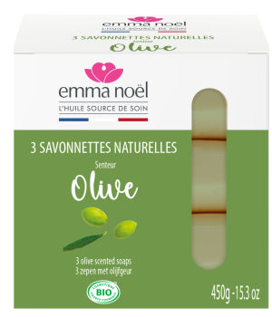 Savonnettes à l'Olive 3x150g Emma Noël
