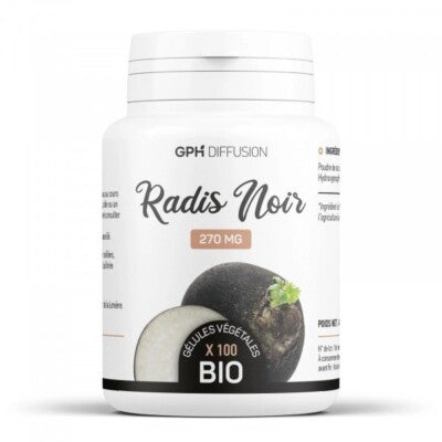 Radis Noir Racine 270mg 100 Gélules GPH