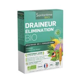 Draineur Élimination 20 Ampoules Santarome